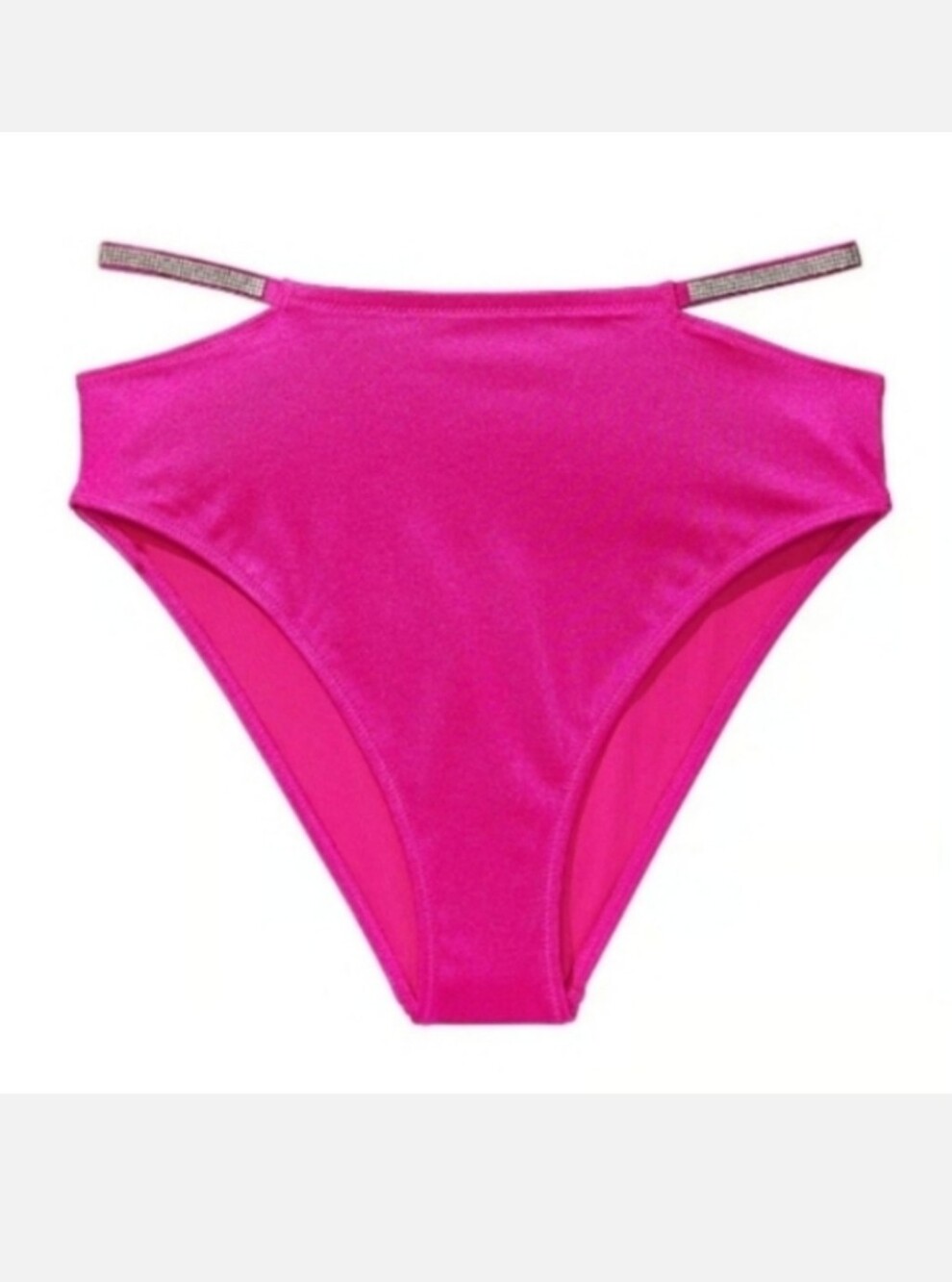 VICTORIA'S SECRET SWIM Shine Strap High-Waist Cheeky Bikini Bottom